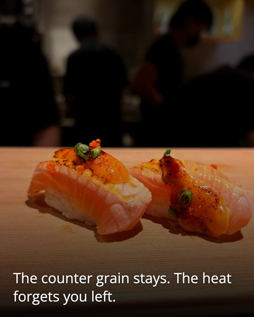 ROLL Temaki Sushi counter nigiri