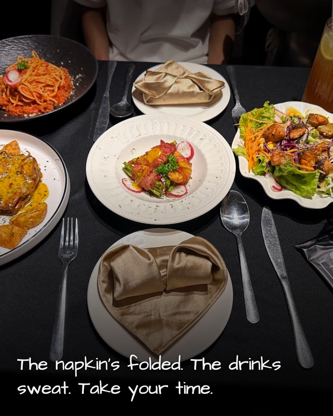 Mr. Saigon Kitchen & Drinks table spread