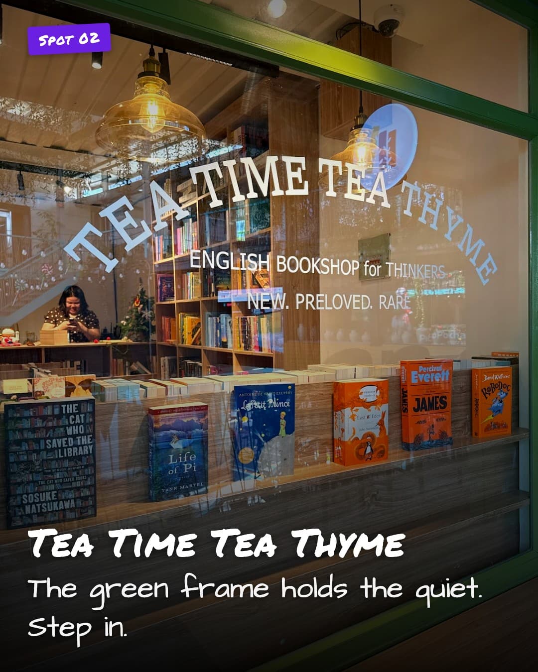 Tea Time Tea Thyme entrance