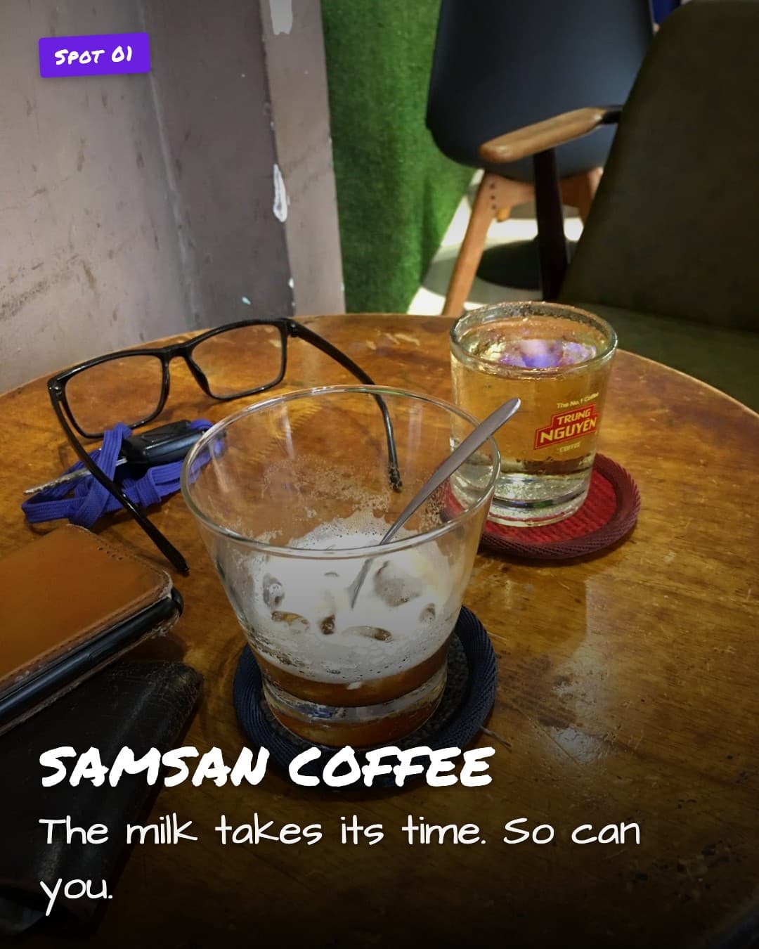 SAMSAN COFFEE table setting