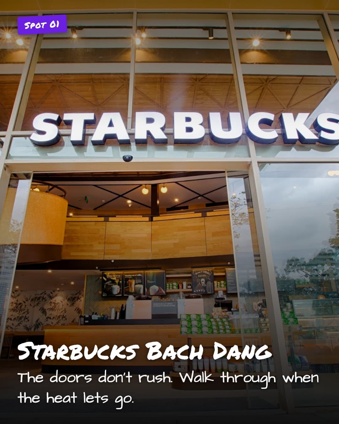 Starbucks Bach Dang entrance