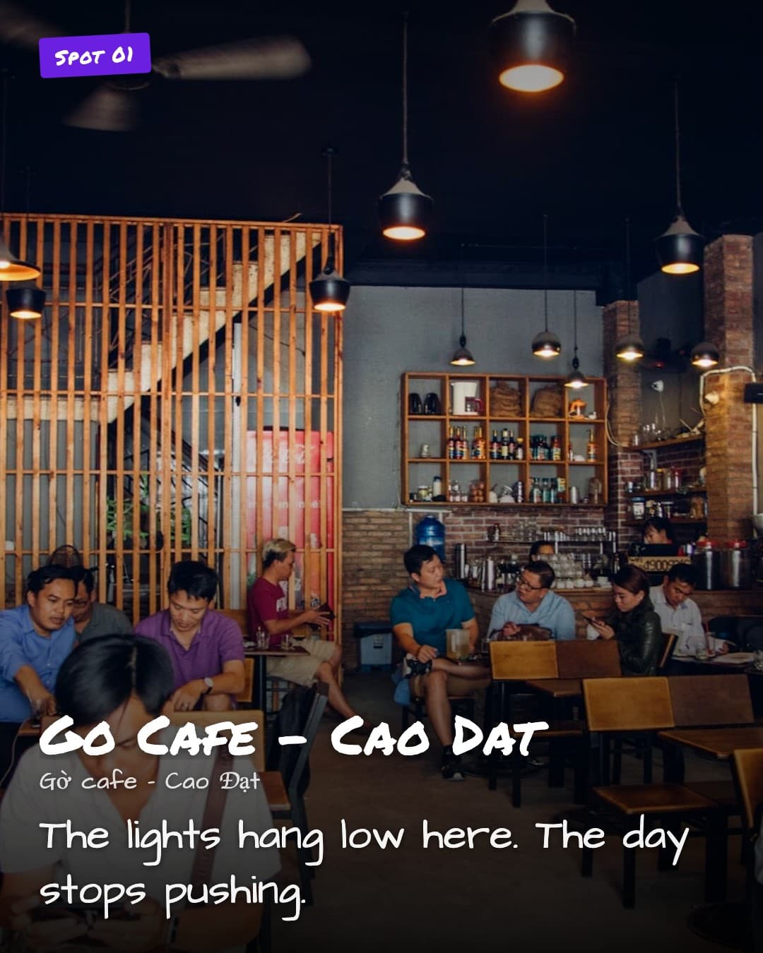 Gờ cafe - Cao Đạt interior lights