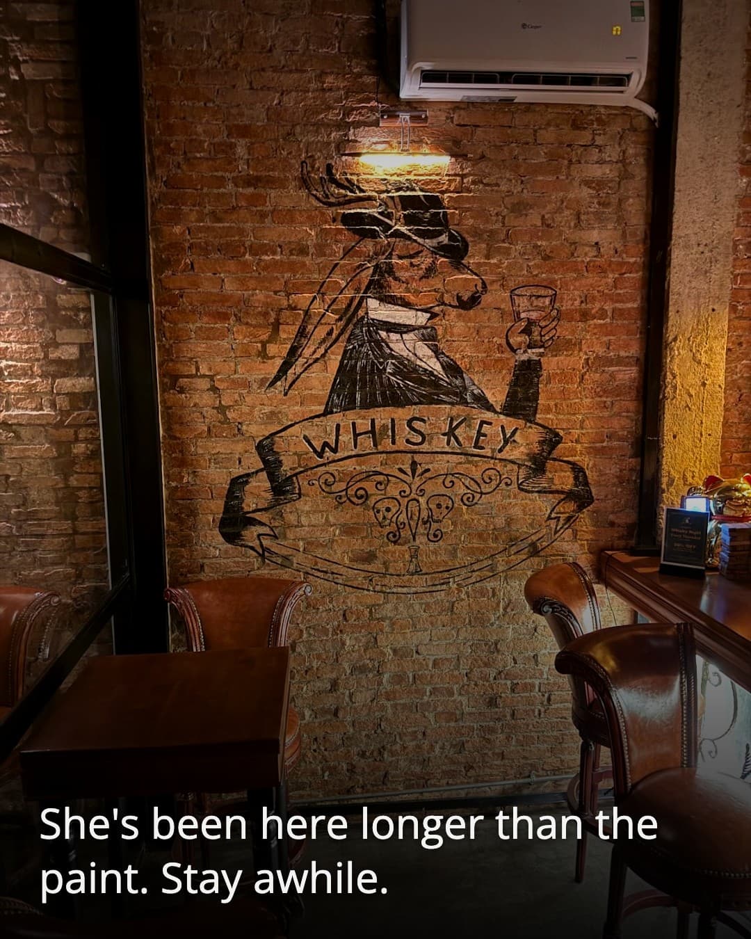 Jackalope Bar mural detail