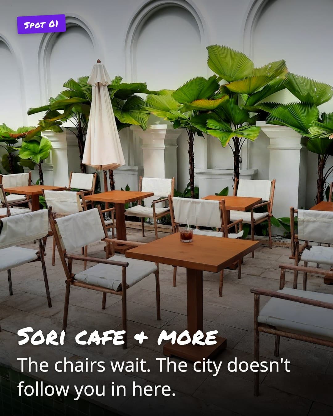 Sori cafe & more courtyard seating