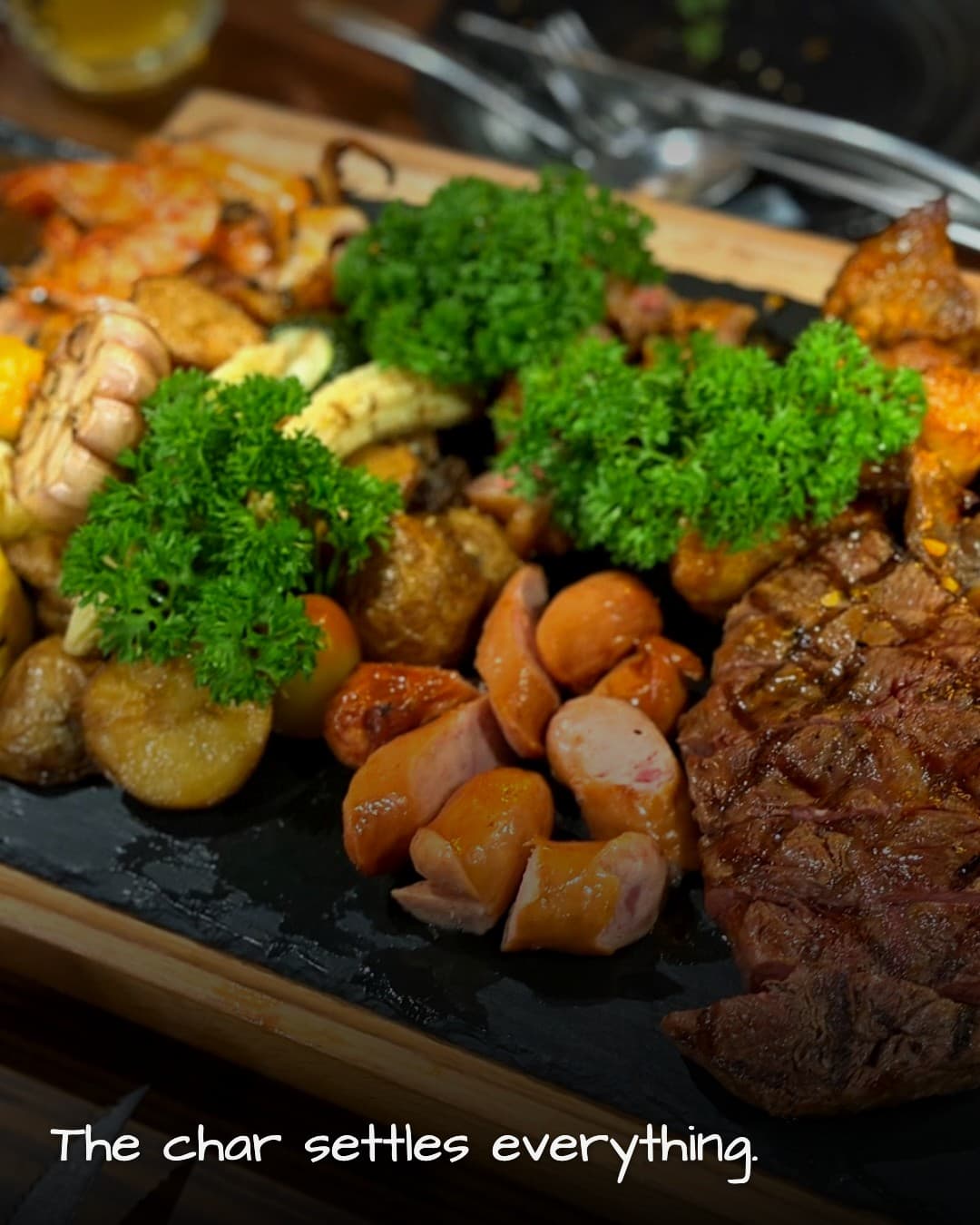 The Gangs Airport grilled meat platter