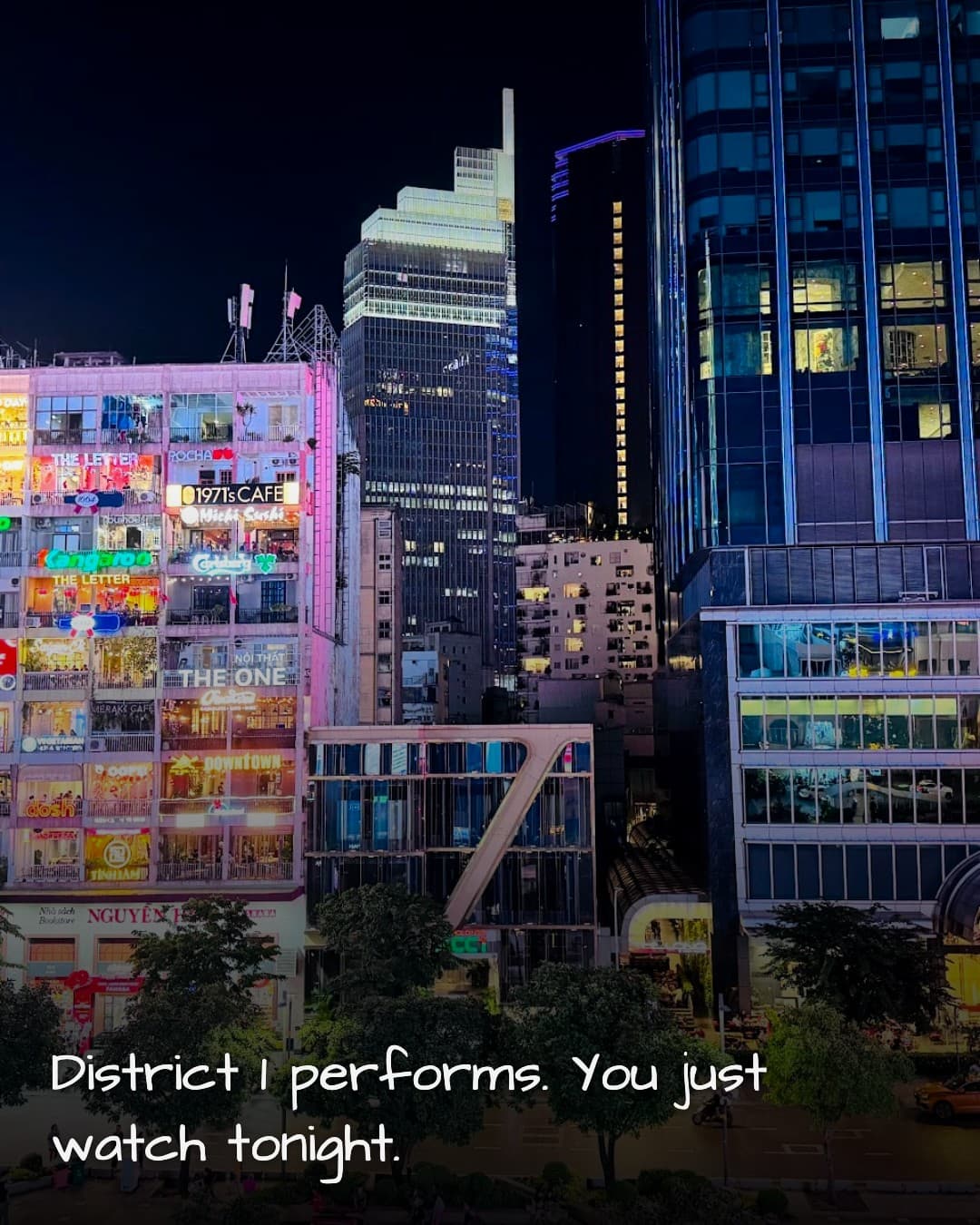 99 By Night - Dine & Chill city view at night
