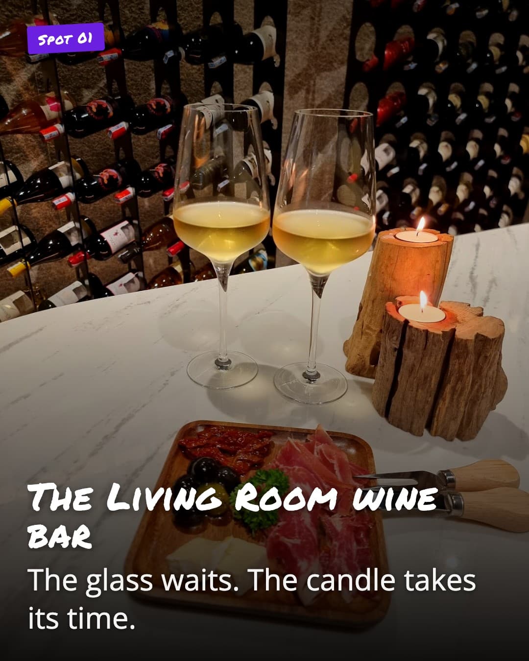 The Living Room wine bar tasting room