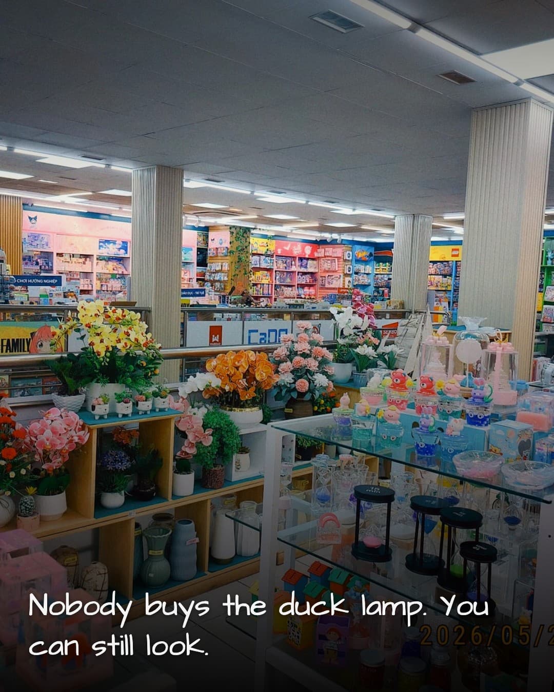 Fahasa Tan Dinh Bookstore gift aisle