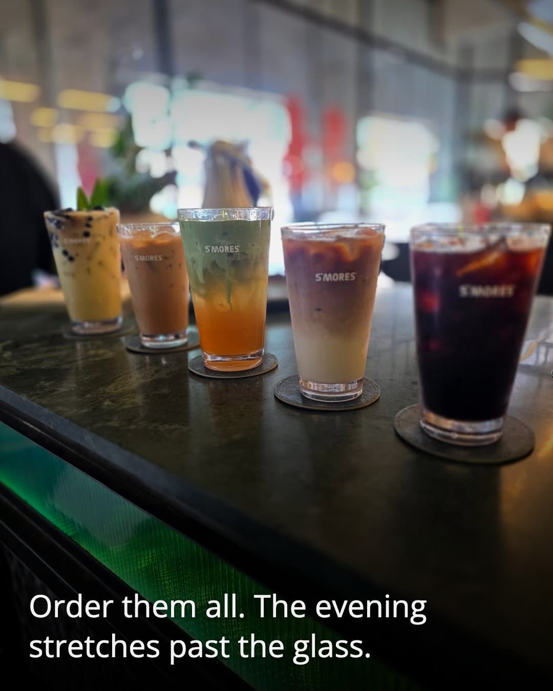 S'mores Saigon - Chợ Lớn drinks lineup