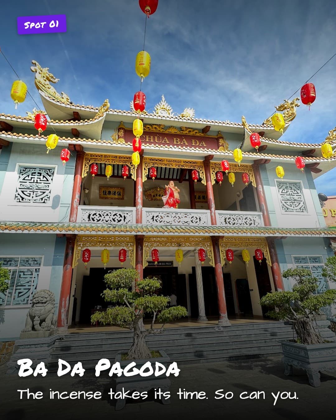 Ba Da Pagoda courtyard