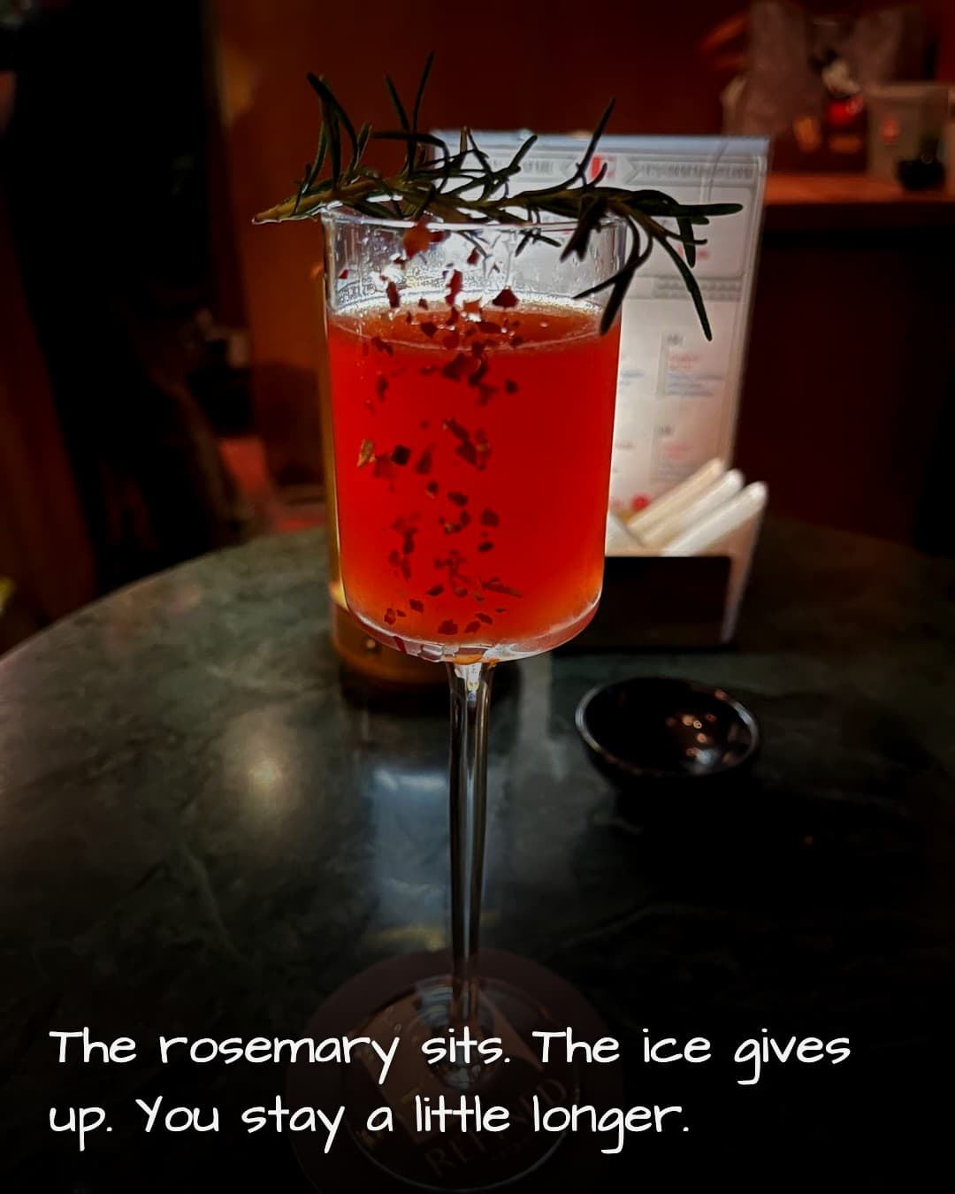 Refined Saigon cocktail closeup