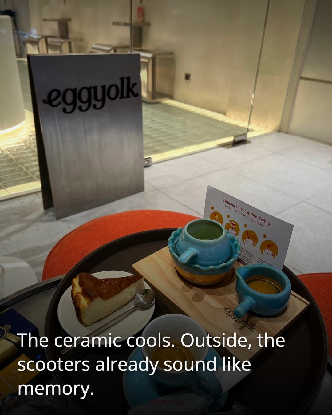 Eggyolk Coffee ceramic cups