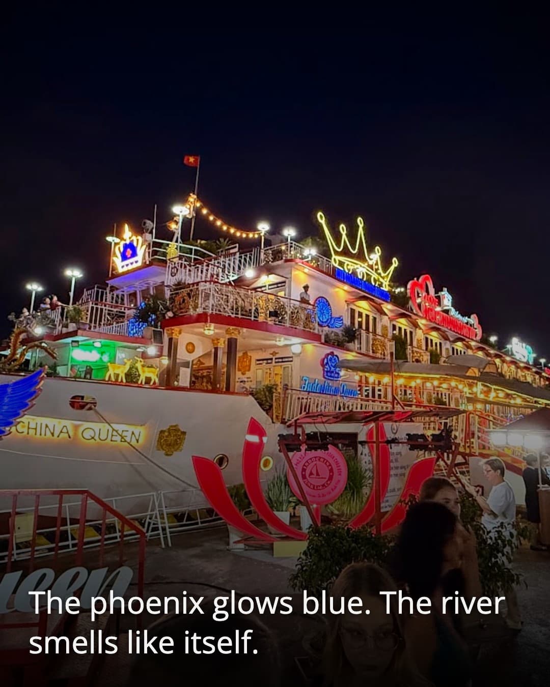 Saigon River sightseeing cruise boat exterior