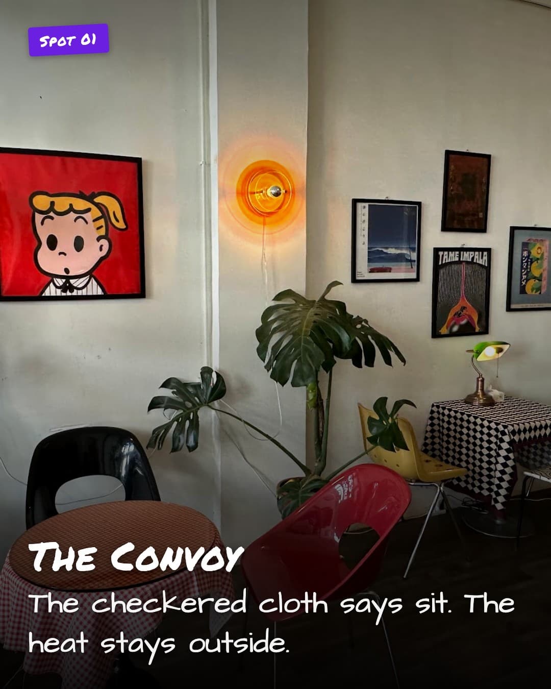The Convoy entrance seating