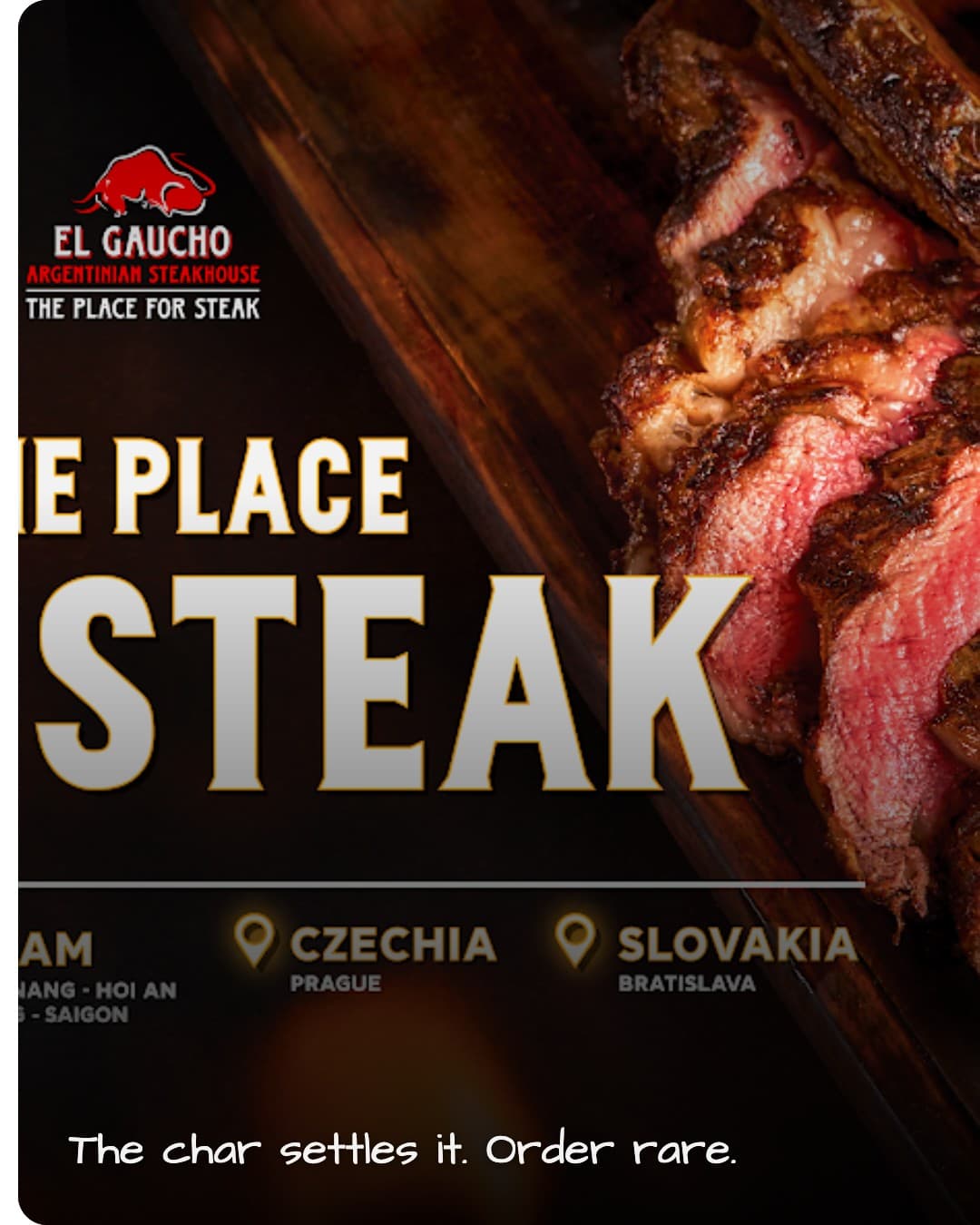 El Gaucho Phu My Hung tomahawk steak