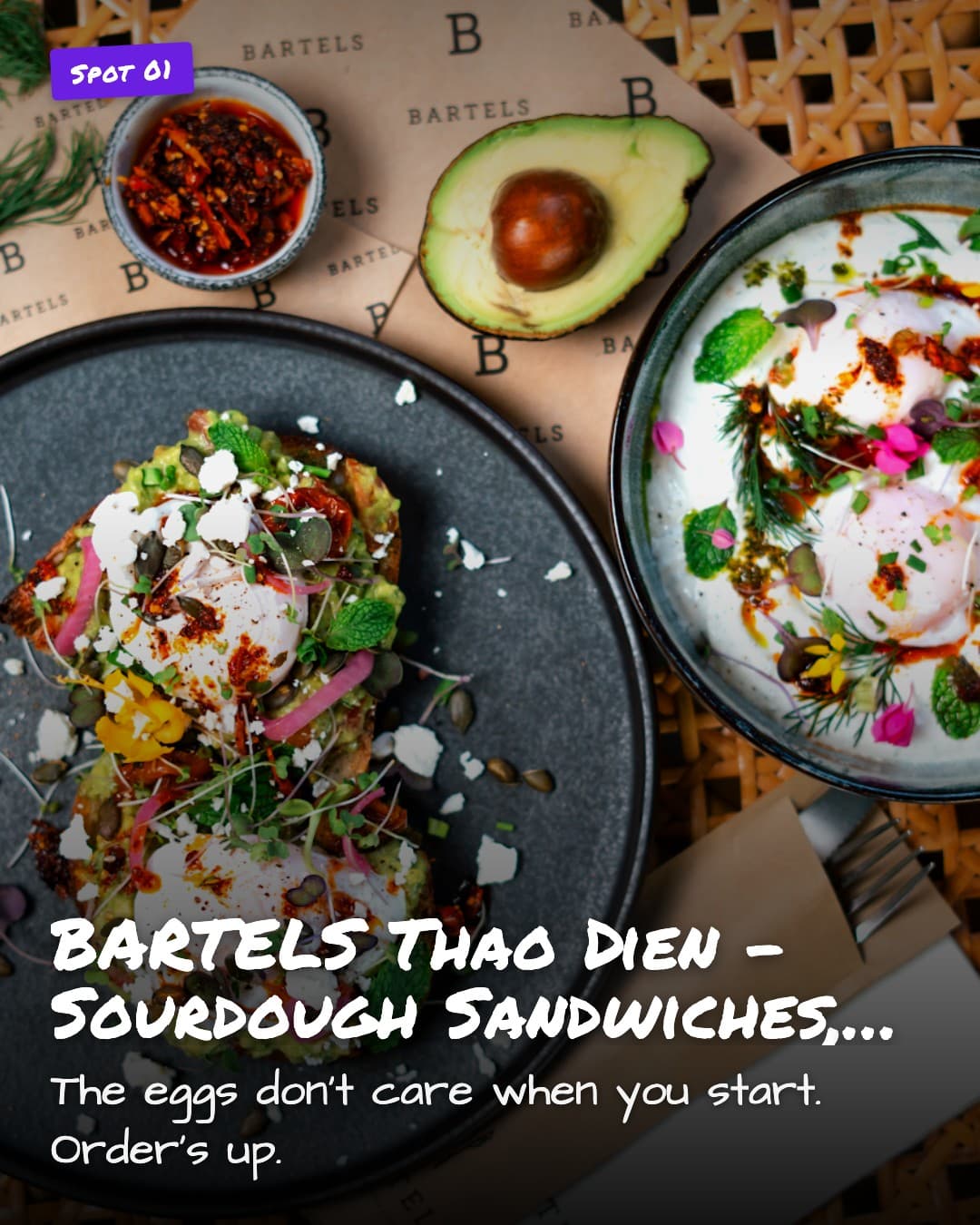 BARTELS Thao Dien poached eggs