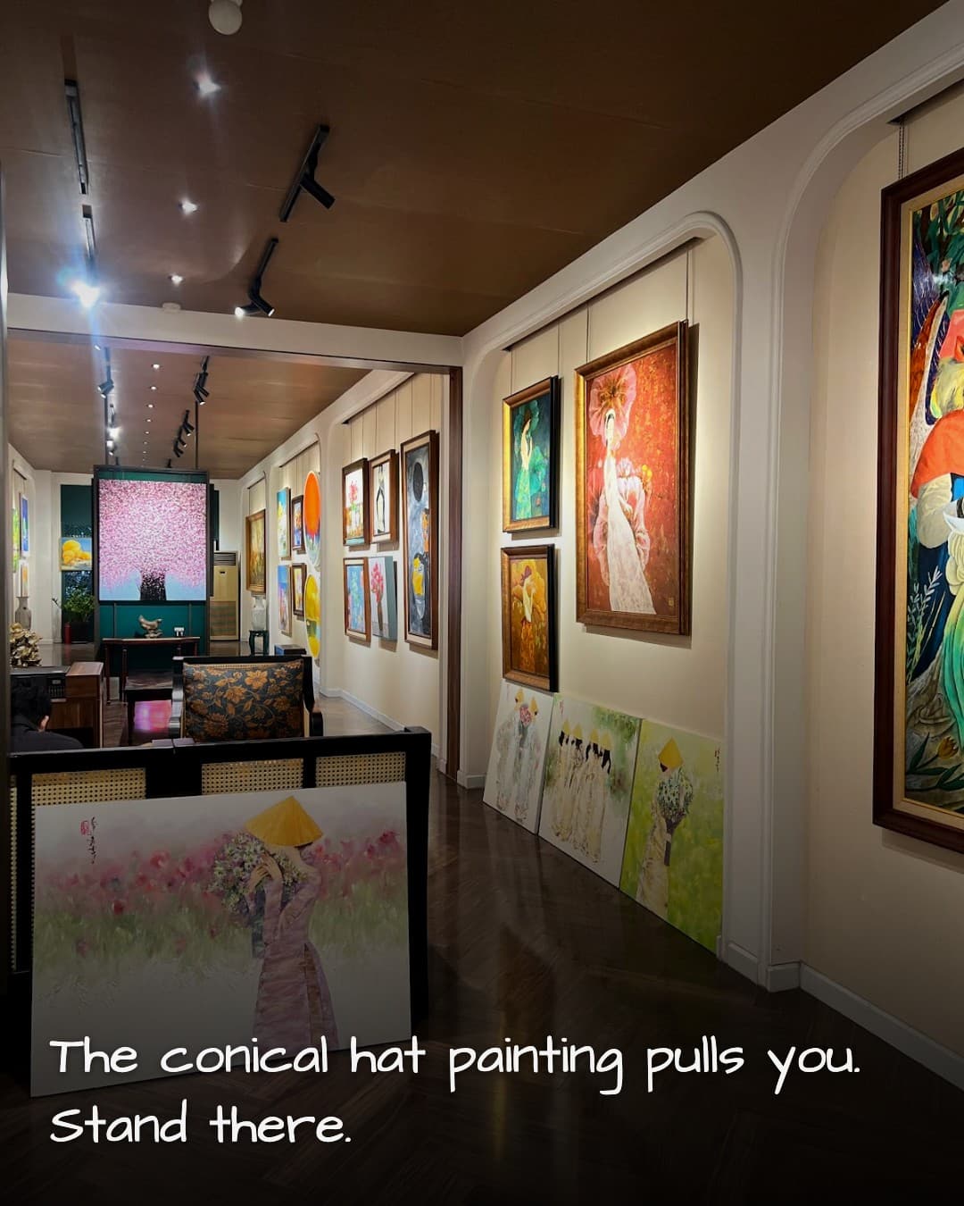 Vietnam Art Gallery interior painting