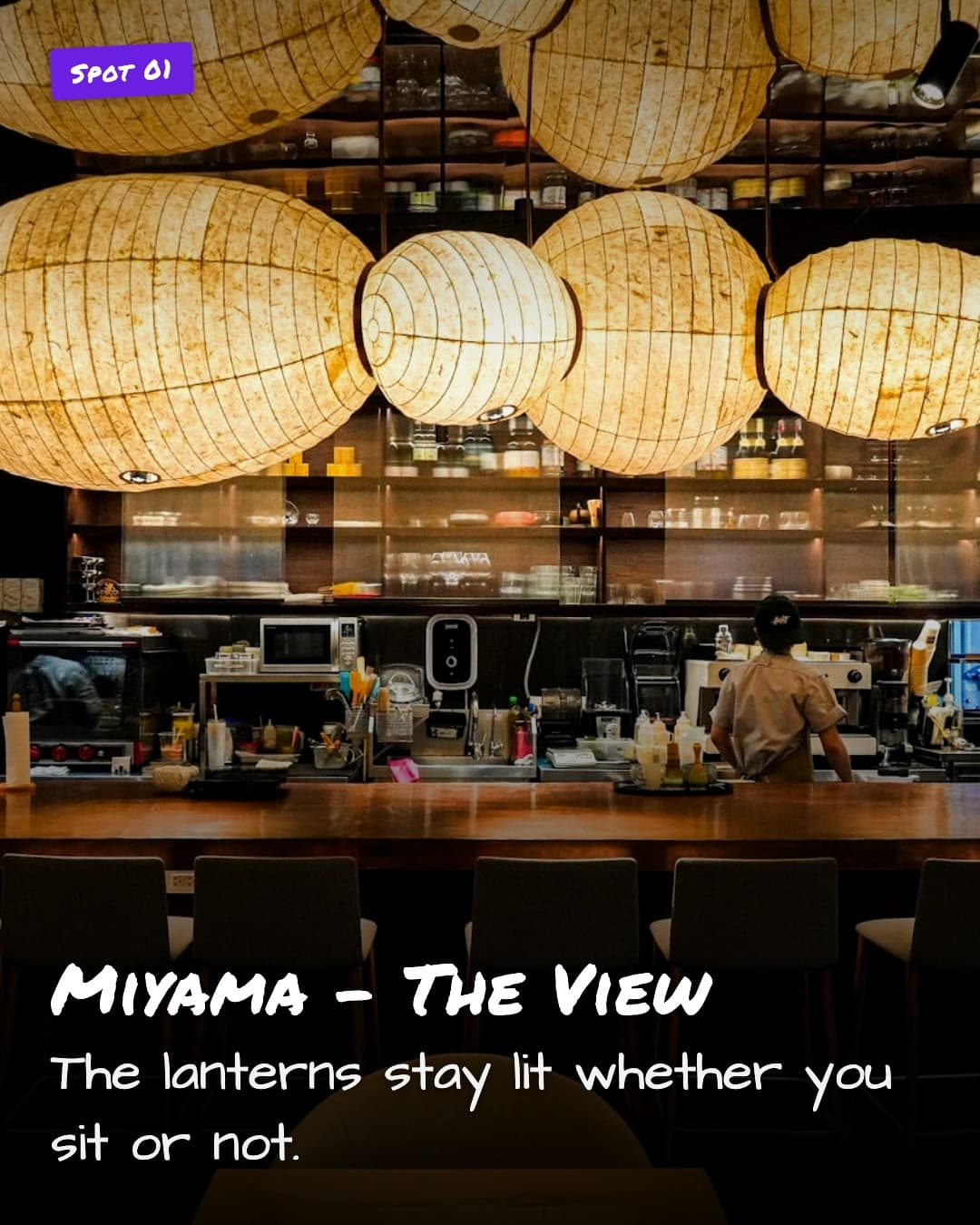 Miyama - The View counter seating
