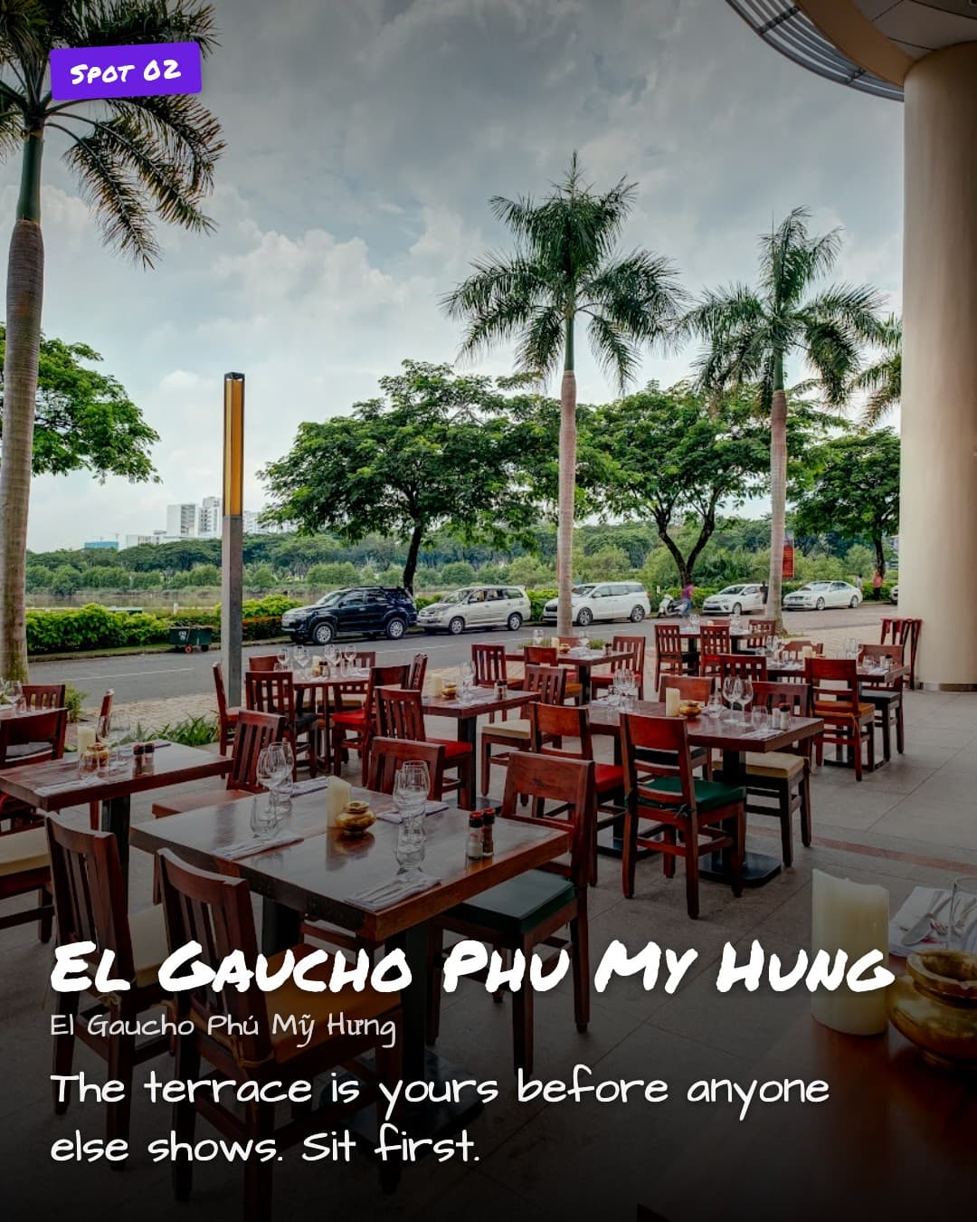 El Gaucho Phu My Hung outdoor terrace