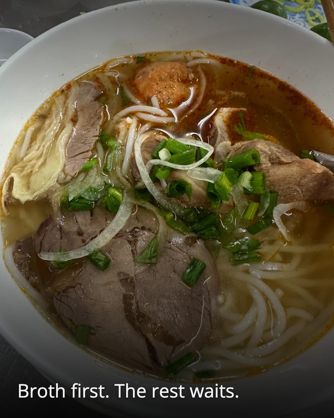 Bun Bo Hue Hanh bowl