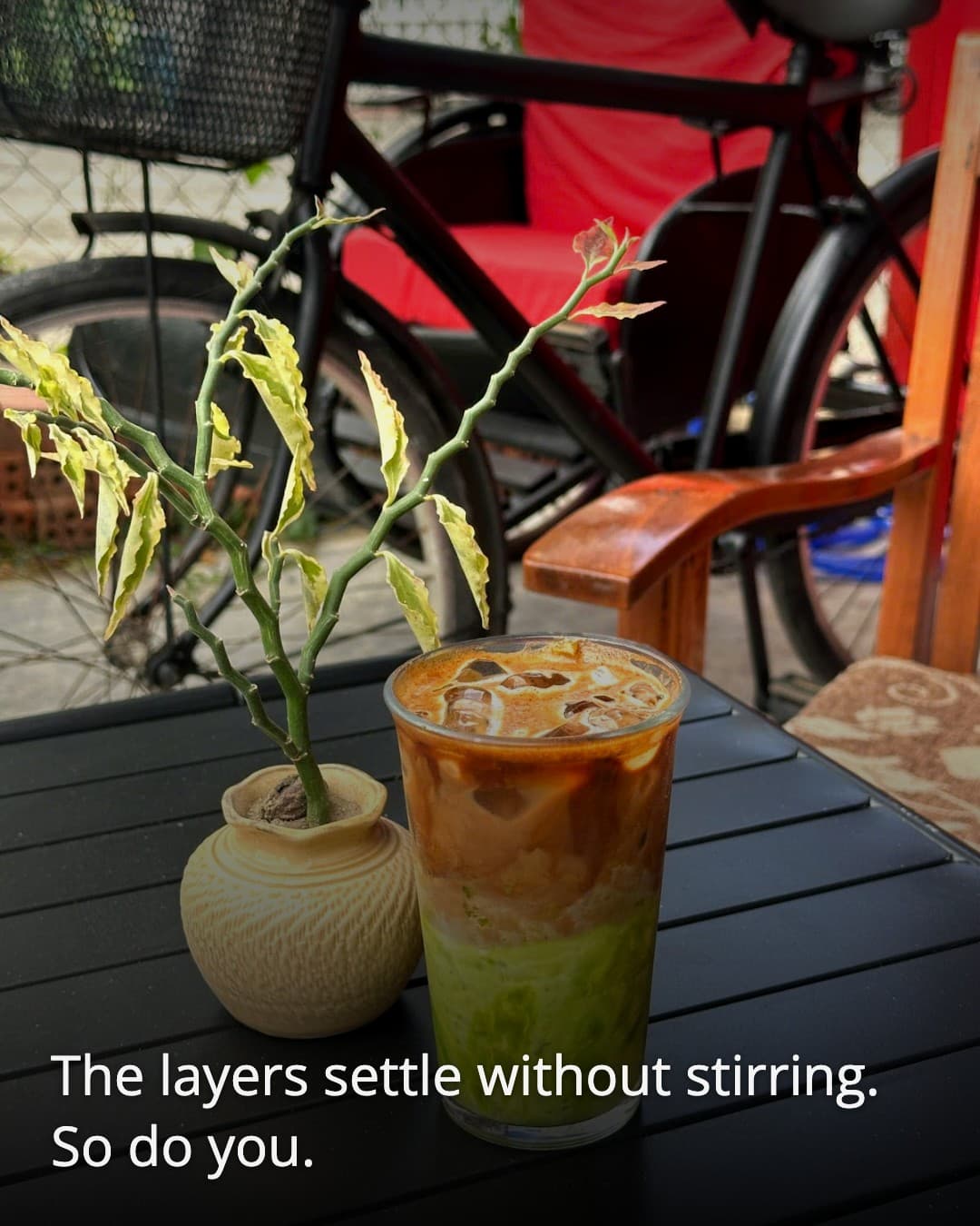 REDRUCRO CAFE layered drink