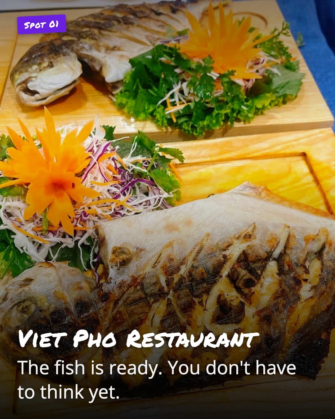 Viet Pho Restaurant grilled fish