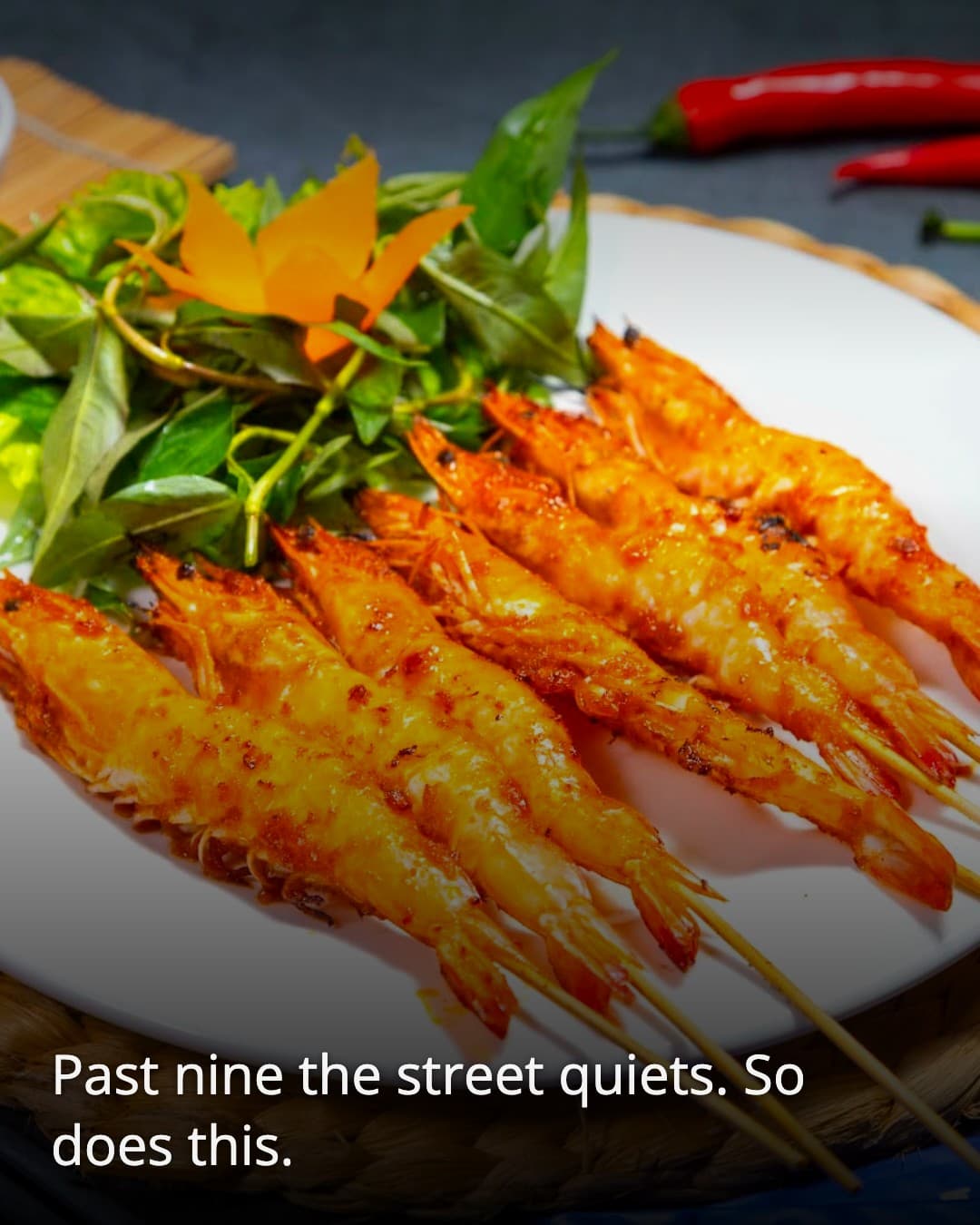 Lau Cua Dong Mai 1981 Thao Dien grilled prawns
