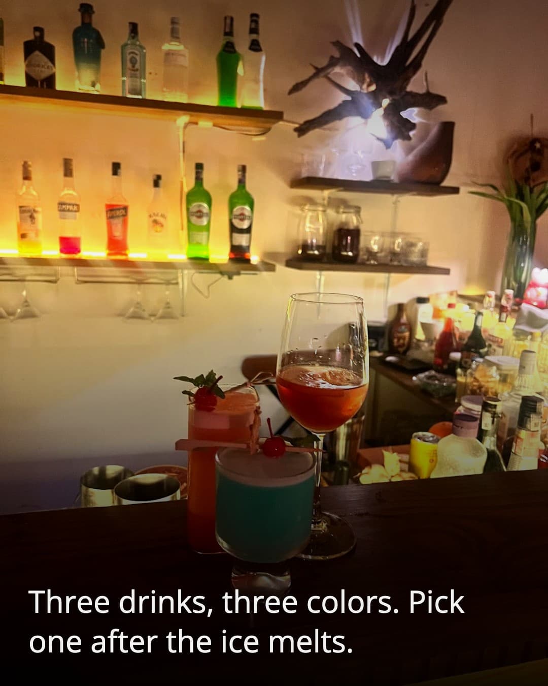 0.coffee&bar three cocktails