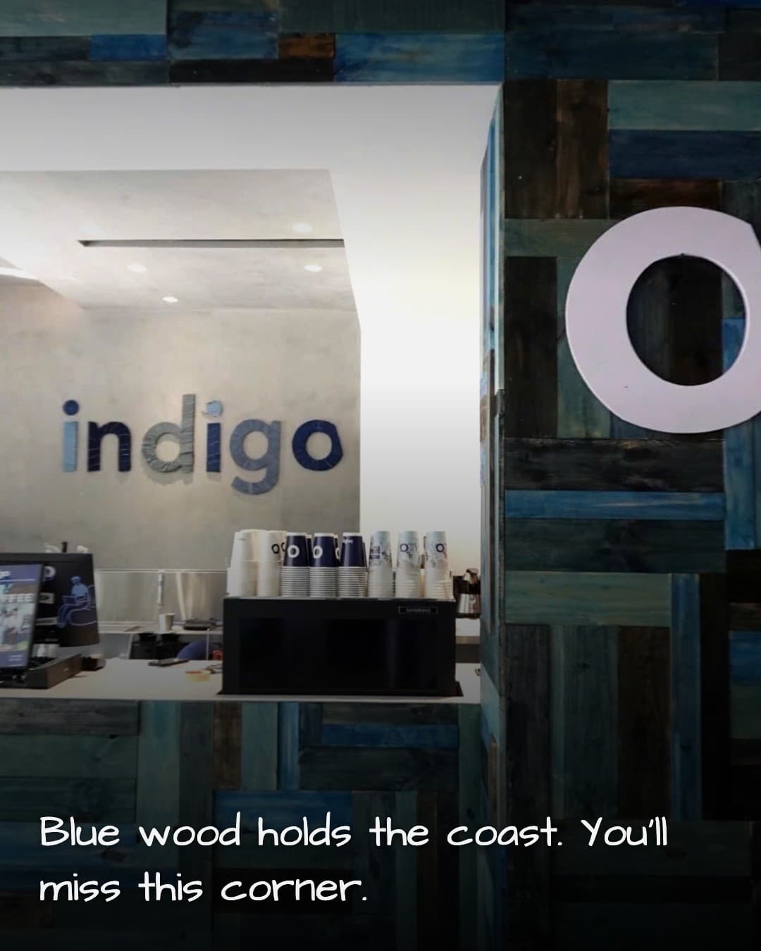 indigo coffee bar interior