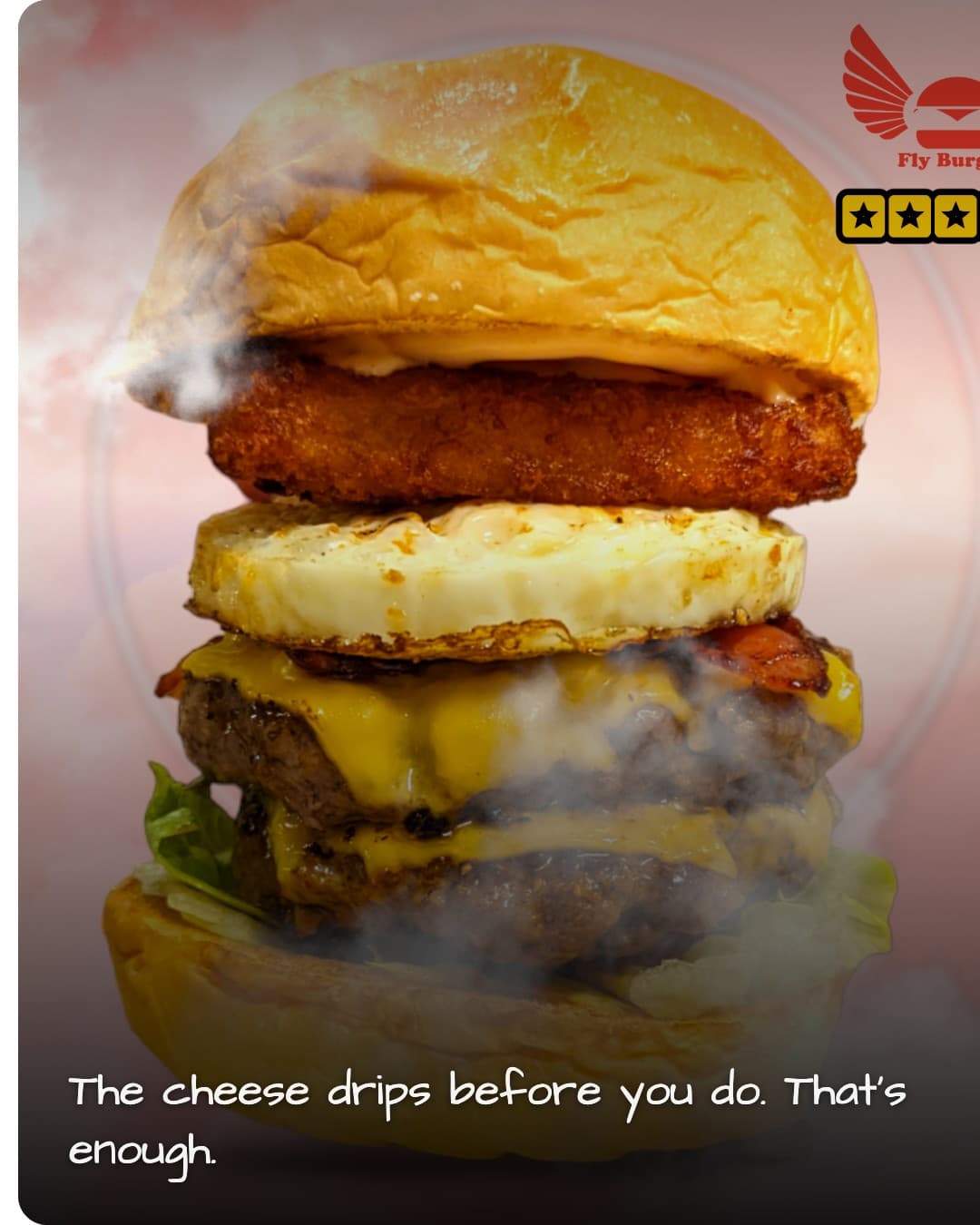 Fly Burgers cheeseburger